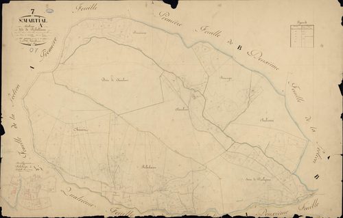 Saint-Martial - Section A - Feuillet 3
