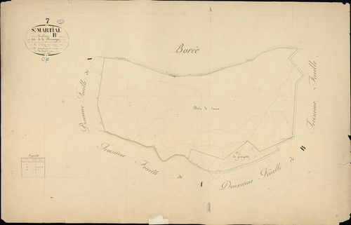 Saint-Martial - Section B - Feuillet 1