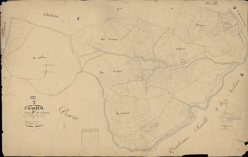 Saint-Martial - Section C - Feuillet 1