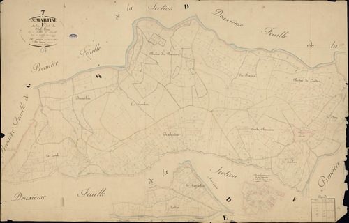 Saint-Martial - Section F - Feuillet 1