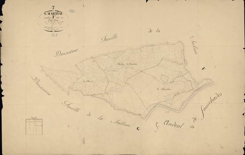 Saint-Martial - Section F - Feuillet 3