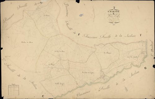 Saint-Martial - Section G - Feuillet 2
