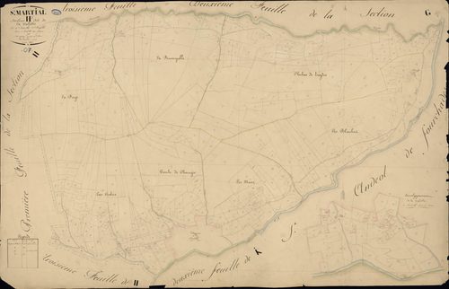 Saint-Martial - Section H - Feuillet 2