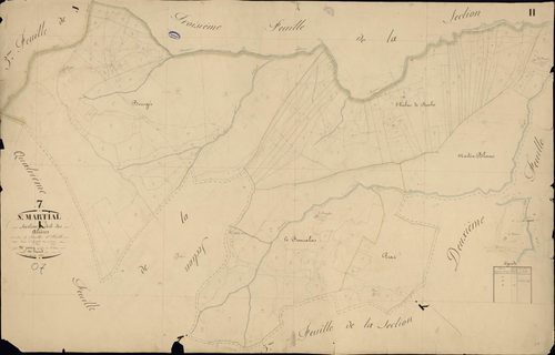 Saint-Martial - Section K - Feuillet 1