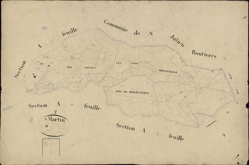Saint-Martin-de-Valamas - Section A - Feuillet 2
