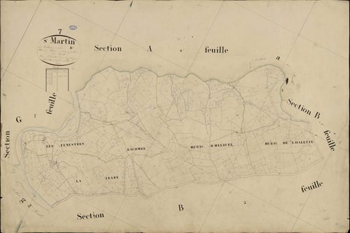 Saint-Martin-de-Valamas - Section B - Feuillet 2