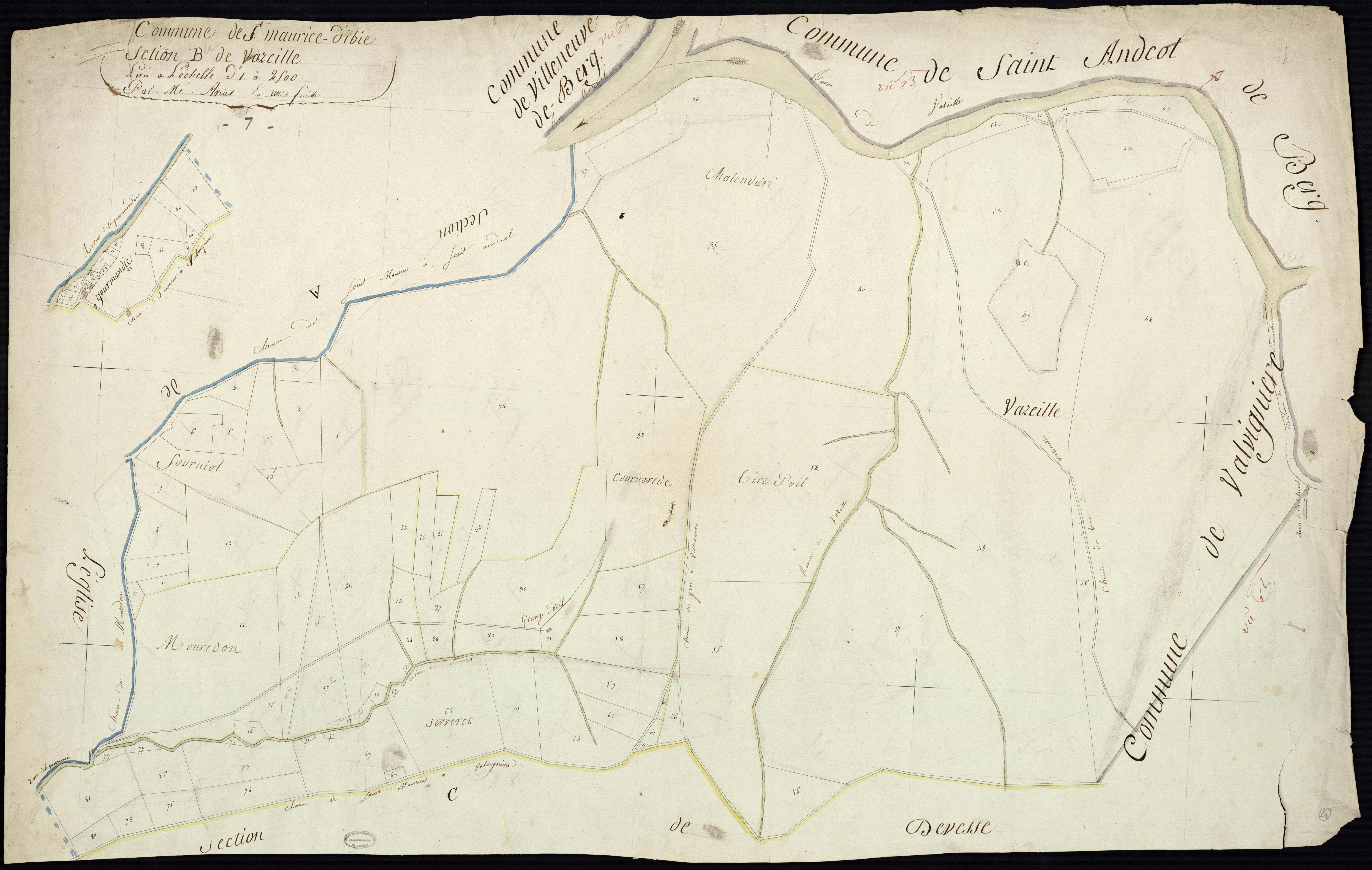 Saint-Maurice-d'Ibie - Section B