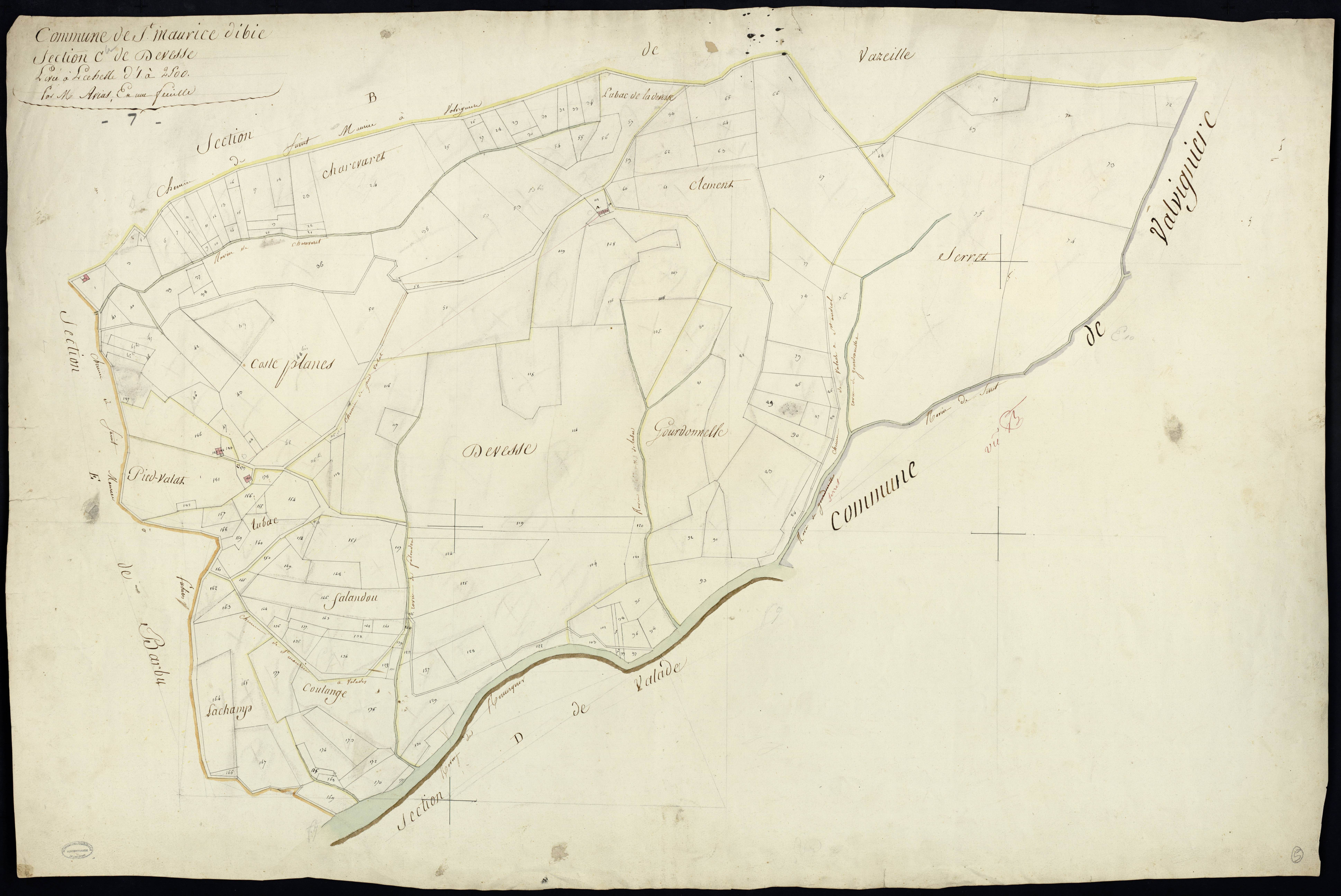 Saint-Maurice-d'Ibie - Section C