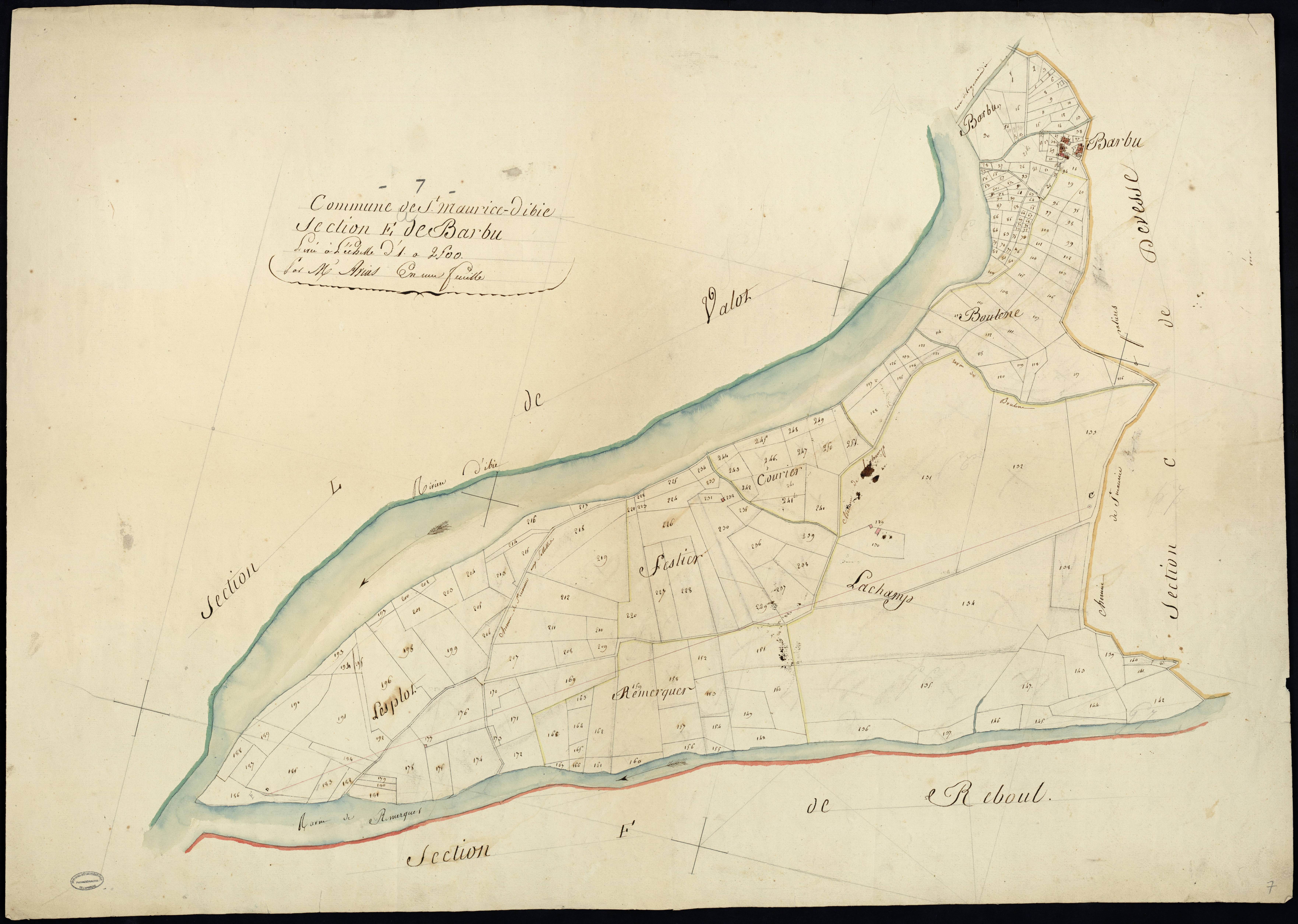 Saint-Maurice-d'Ibie - Section E