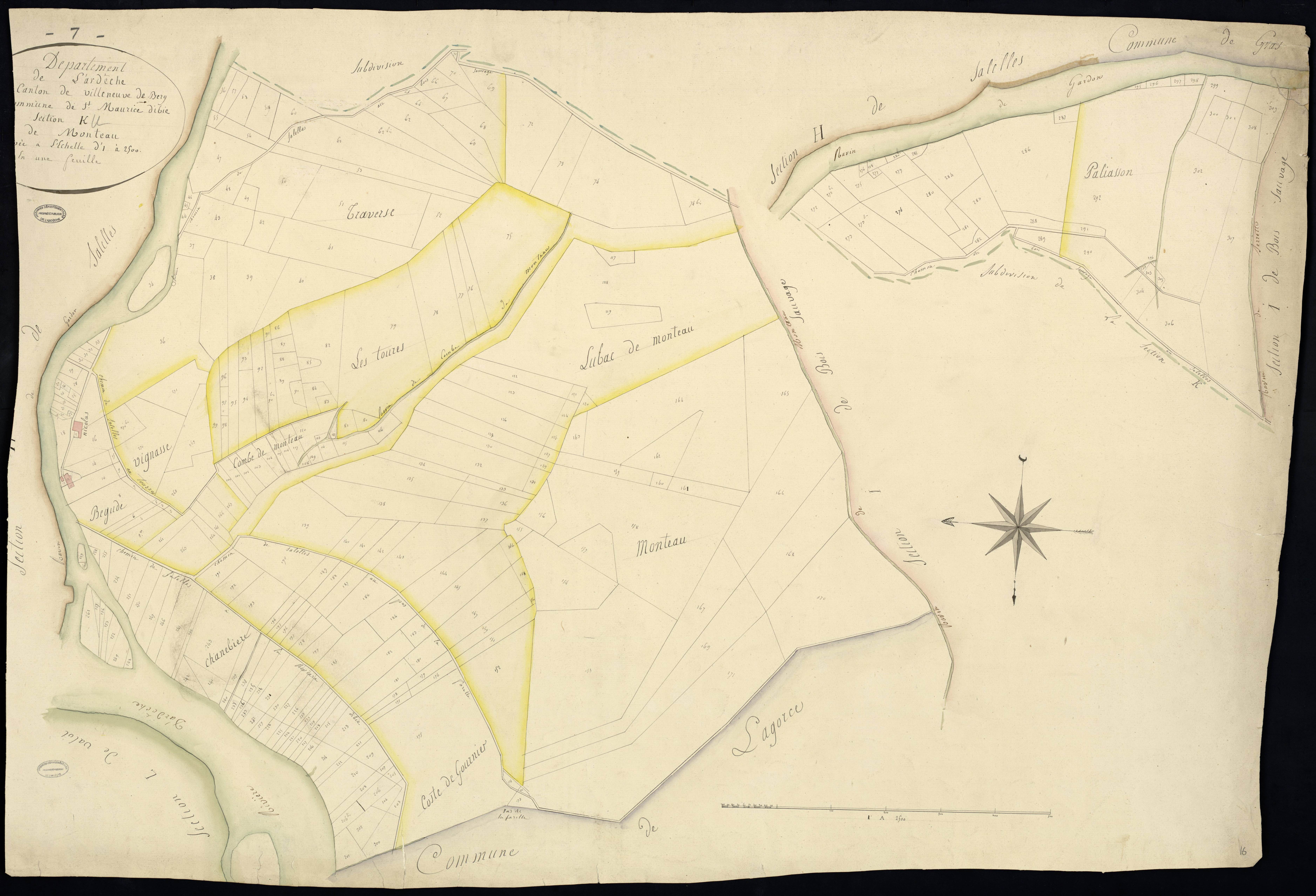 Saint-Maurice-d'Ibie - Section K