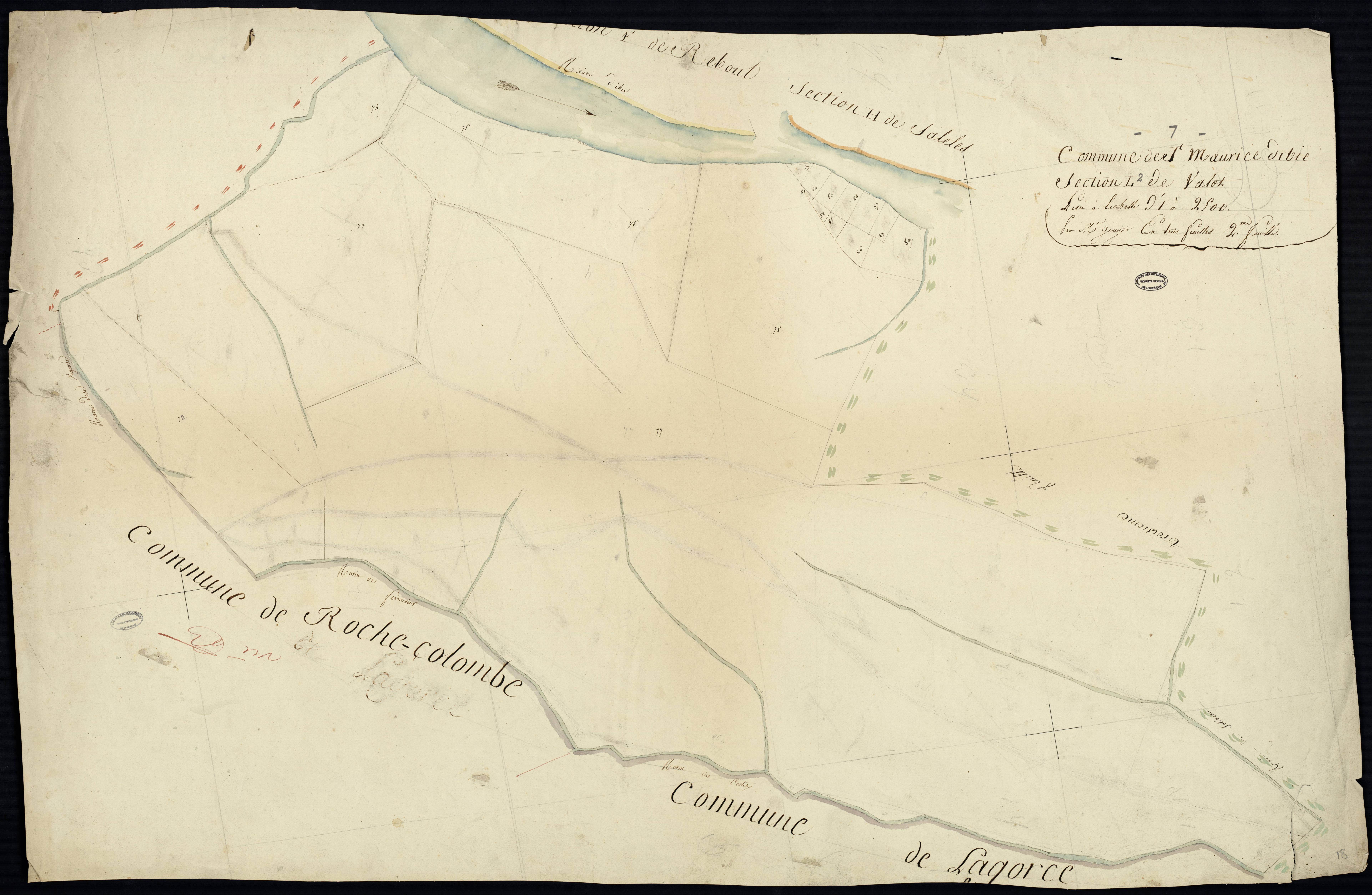 Saint-Maurice-d'Ibie - Section L - Feuillet 2