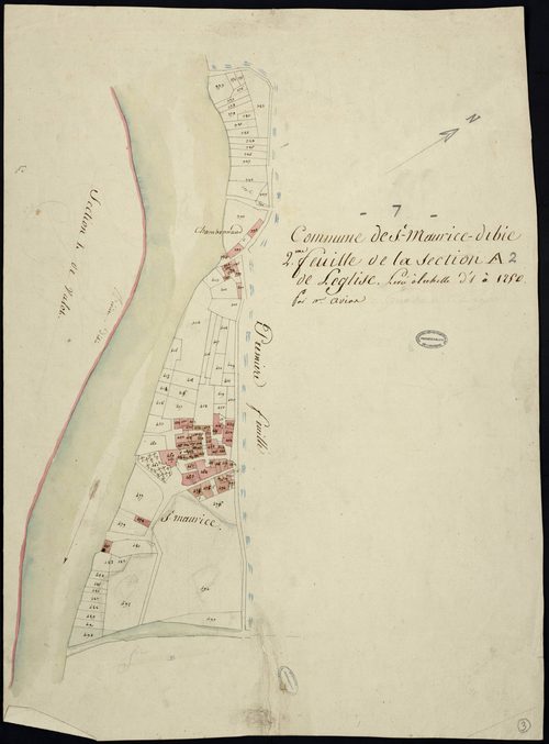 Saint-Maurice-d'Ibie - Section A - Feuillet 2