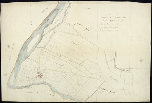 Saint-Maurice-d'Ibie - Section H - Feuillet 3