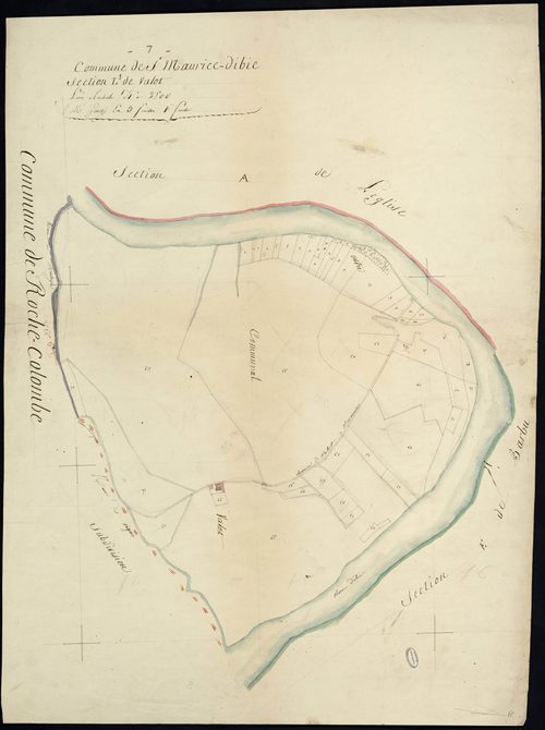 Saint-Maurice-d'Ibie - Section L - Feuillet 1