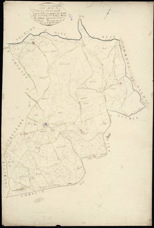 Saint-Maurice-en-Chalencon - Section B - Feuillet 2