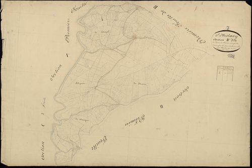 Saint-Mélany - Section B - Feuillet 2