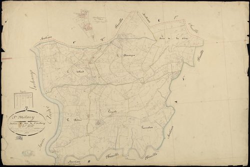 Saint-Mélany - Section C - Feuillet 3