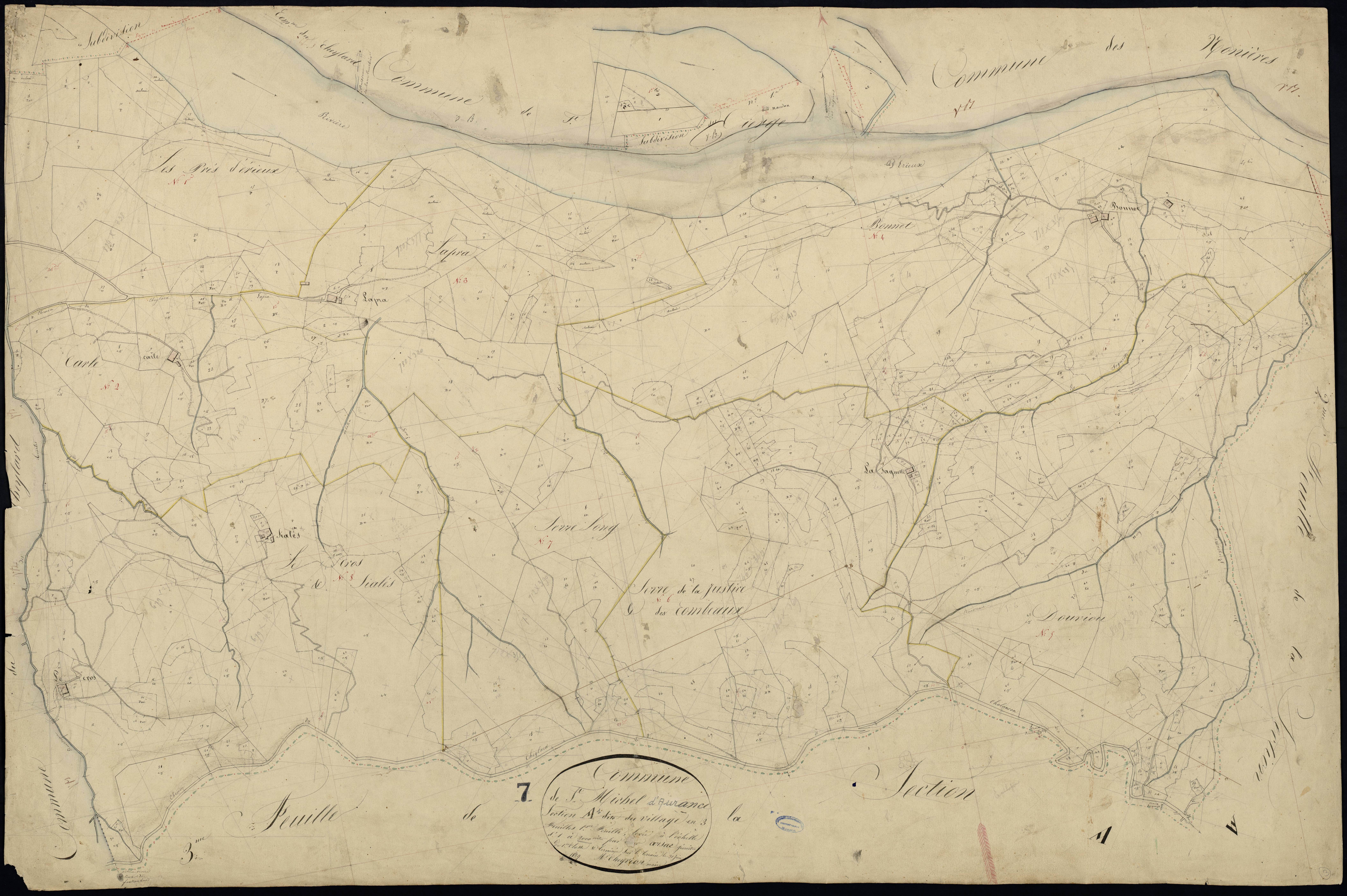 Saint-Michel-d'Aurance - Section A - Feuillet 1