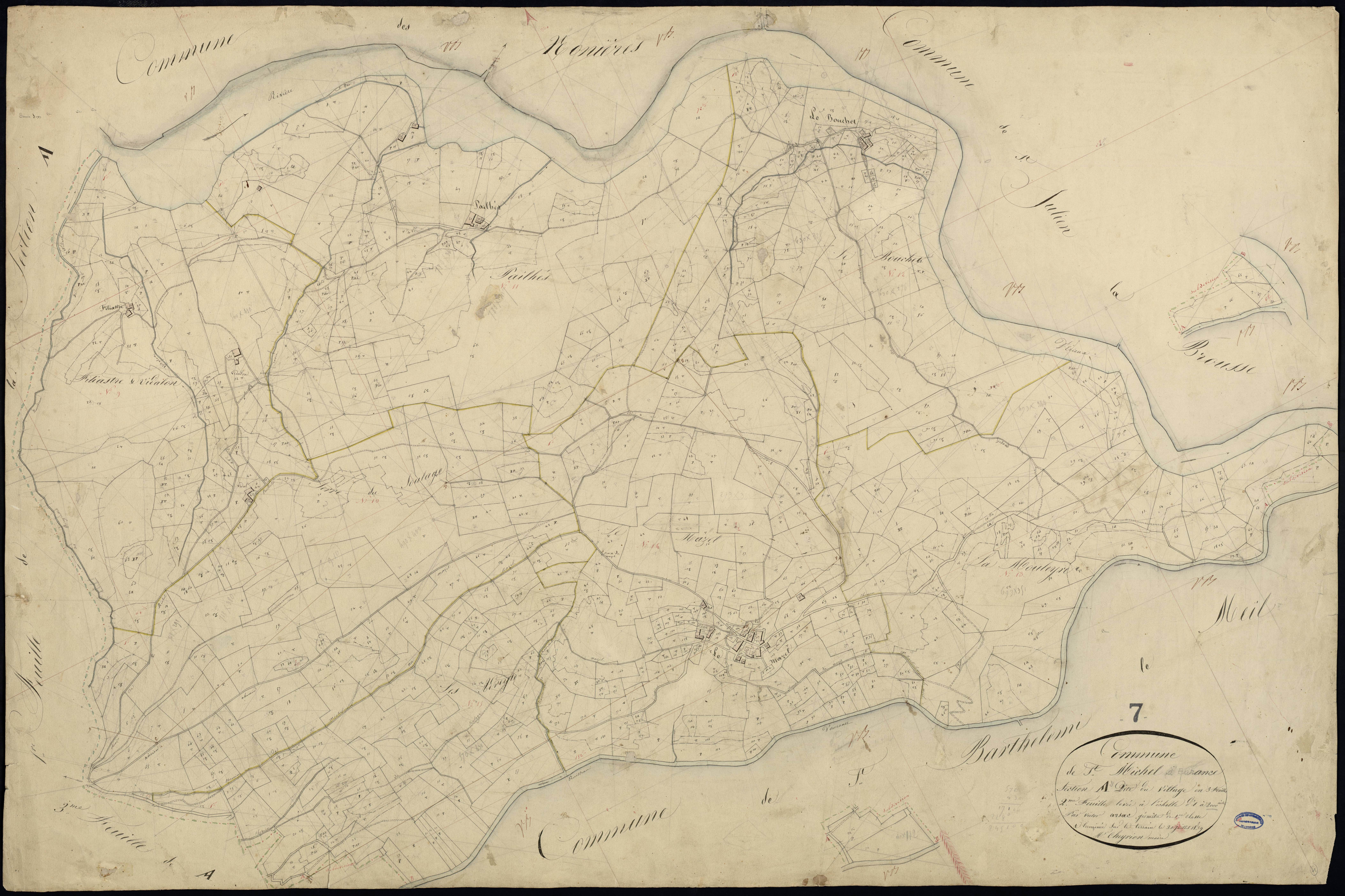 Saint-Michel-d'Aurance - Section A - Feuillet 2
