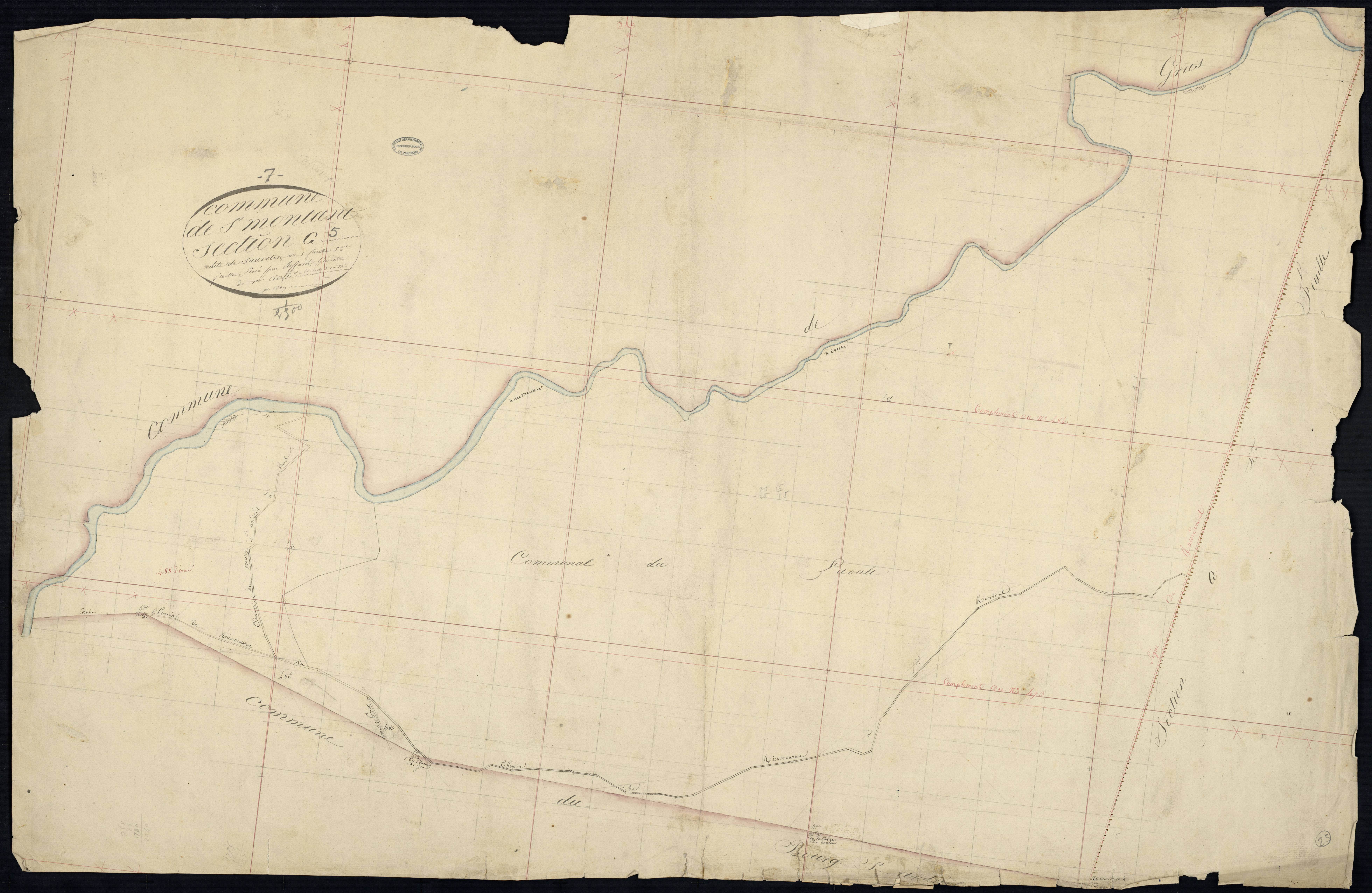 Saint-Montan - Section G - Feuillet 5
