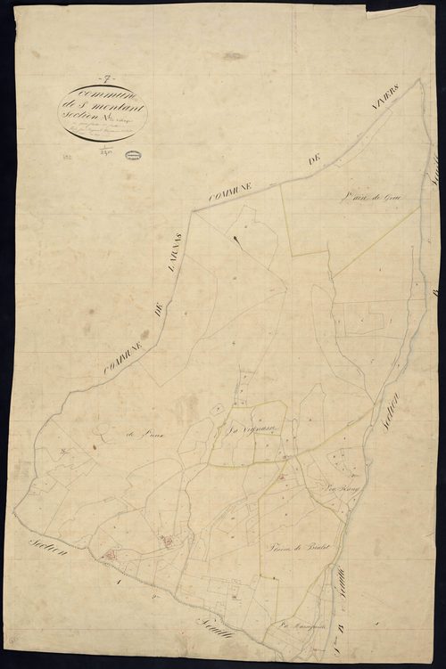 Saint-Montan - Section A - Feuillet 1