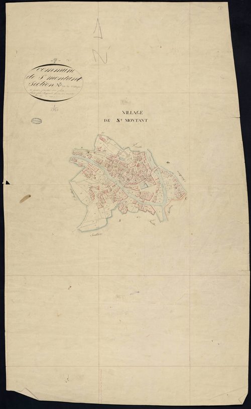Saint-Montan - Section A - Feuillet 3