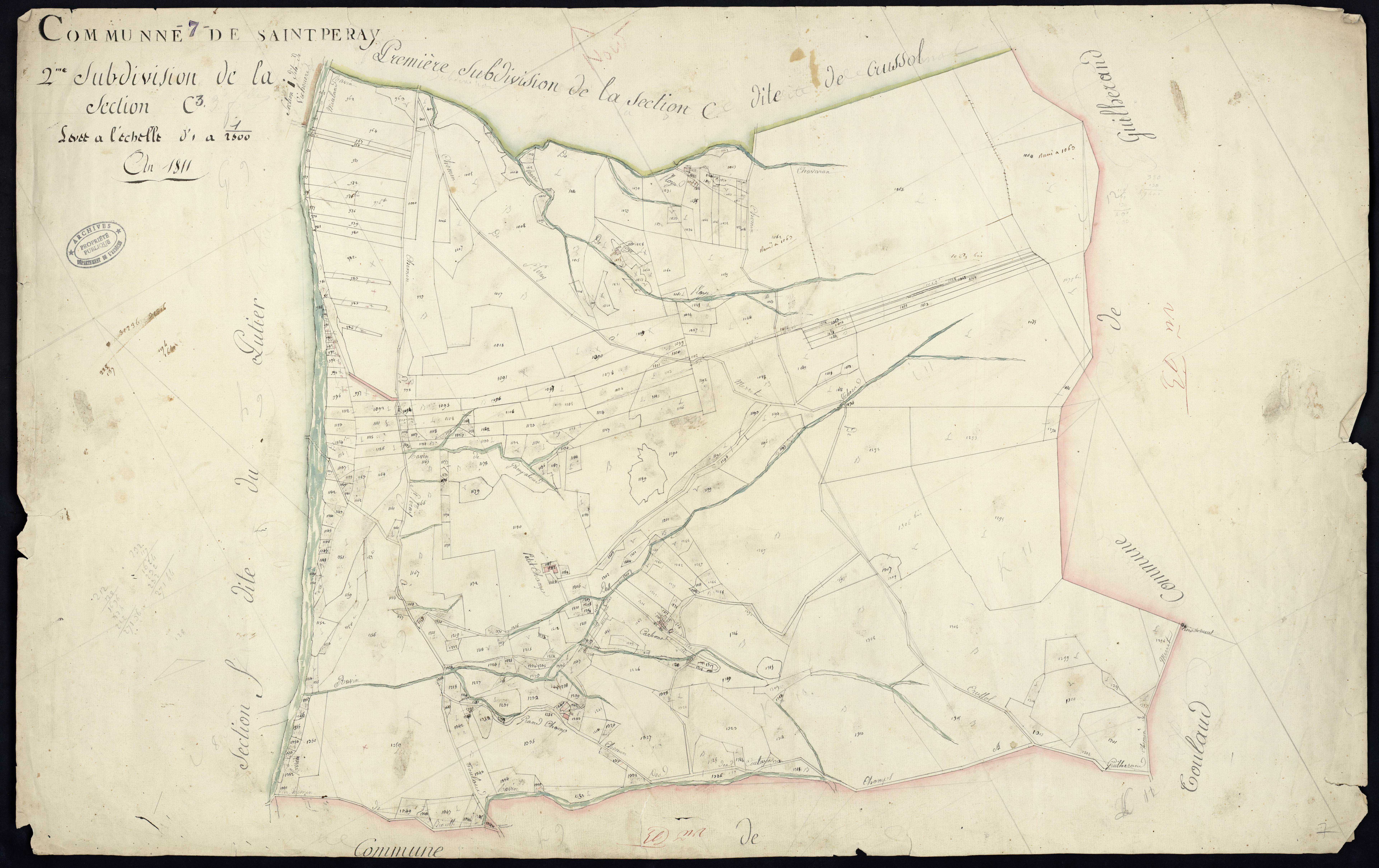 Saint-Péray - Section C - Feuillet 3