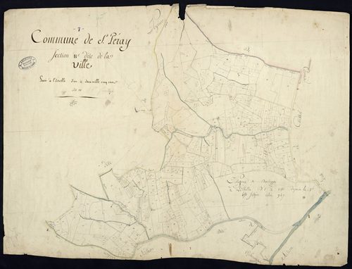 Saint-Péray - Section B - Feuillet 1