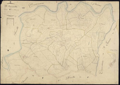 Saint-Pierreville - Section C - Feuillet 1