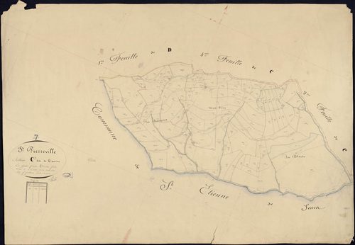 Saint-Pierreville - Section C - Feuillet 3