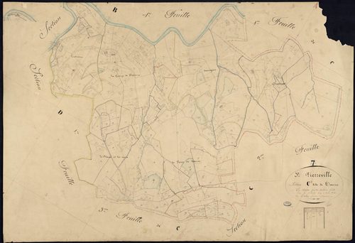 Saint-Pierreville - Section C - Feuillet 4