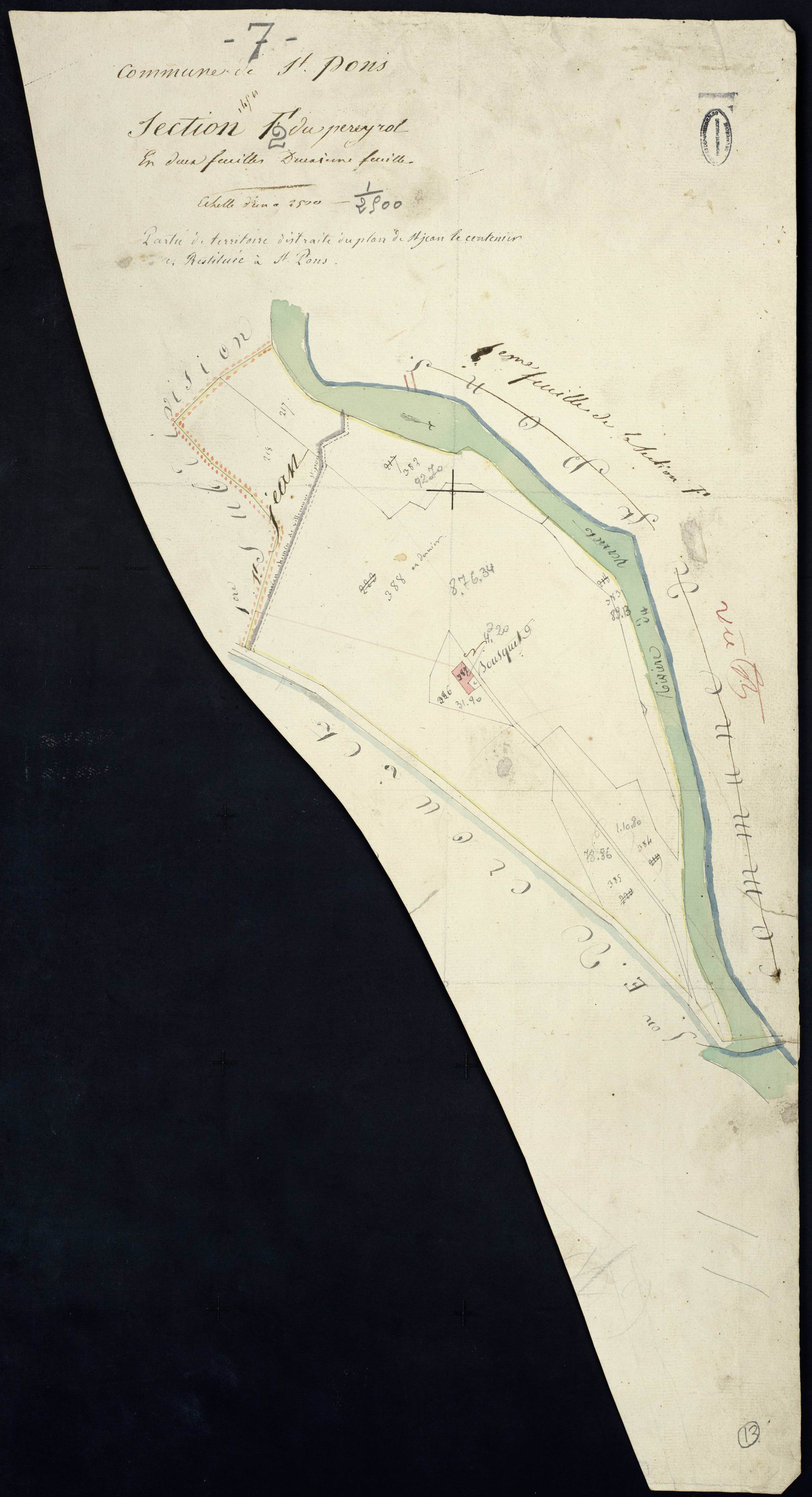 Saint-Pons - Section F - Feuillet 2