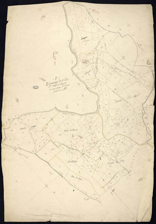 Saint-Pons - Section B - Feuillet 1