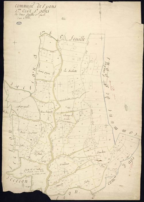Saint-Pons - Section C - Feuillet 2