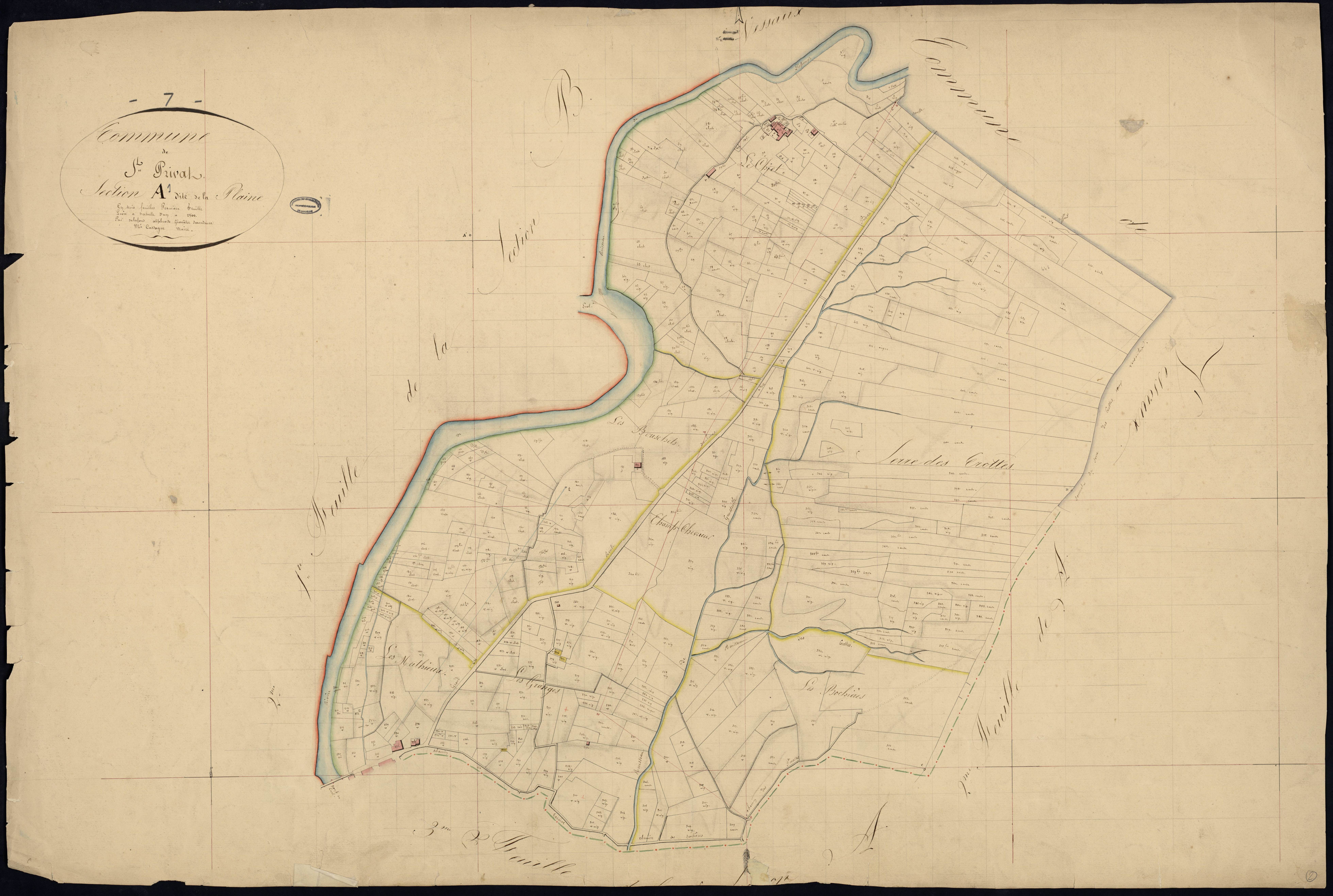 Saint-Privat - Section A - Feuillet 1