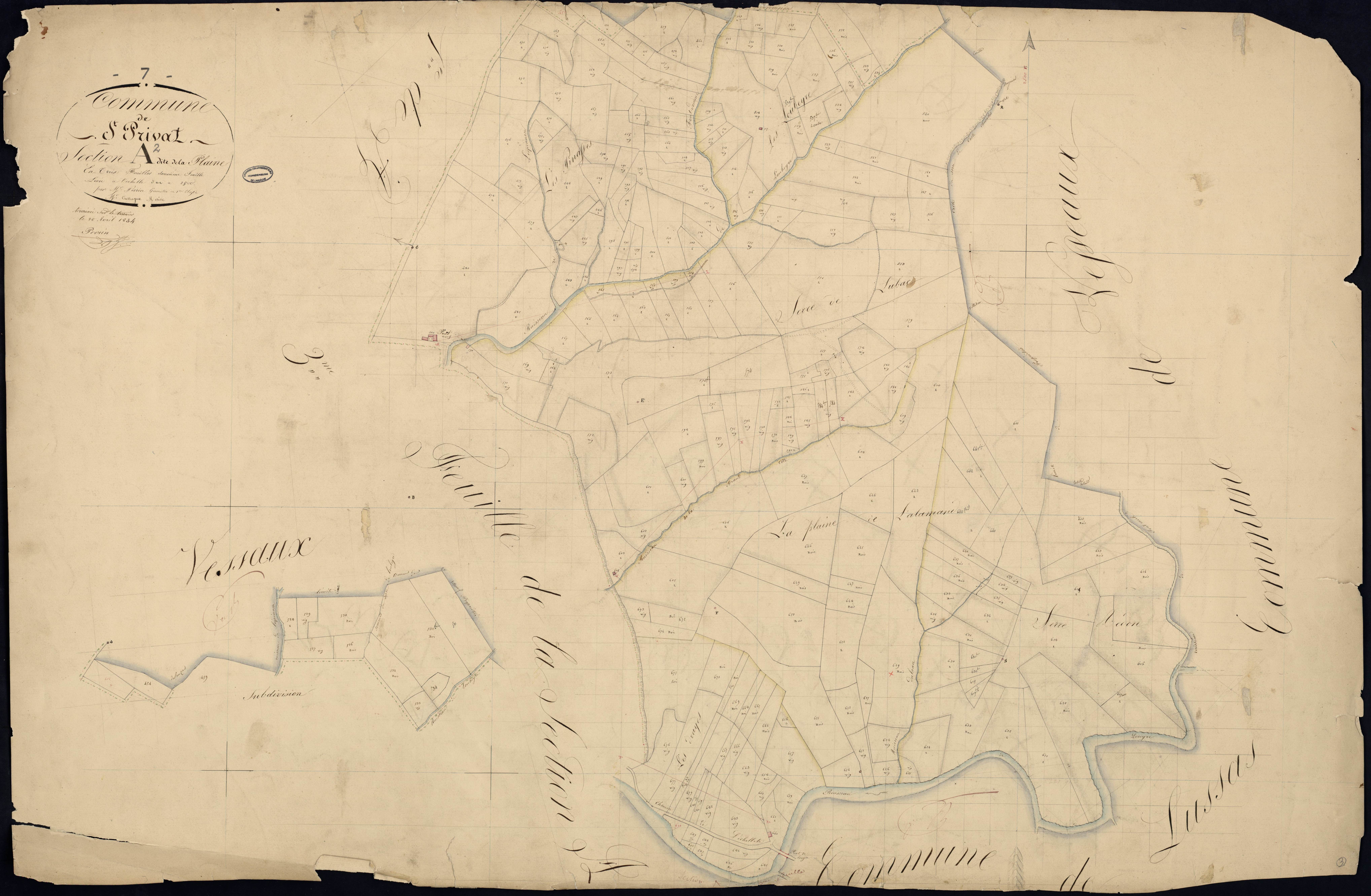 Saint-Privat - Section A - Feuillet 2