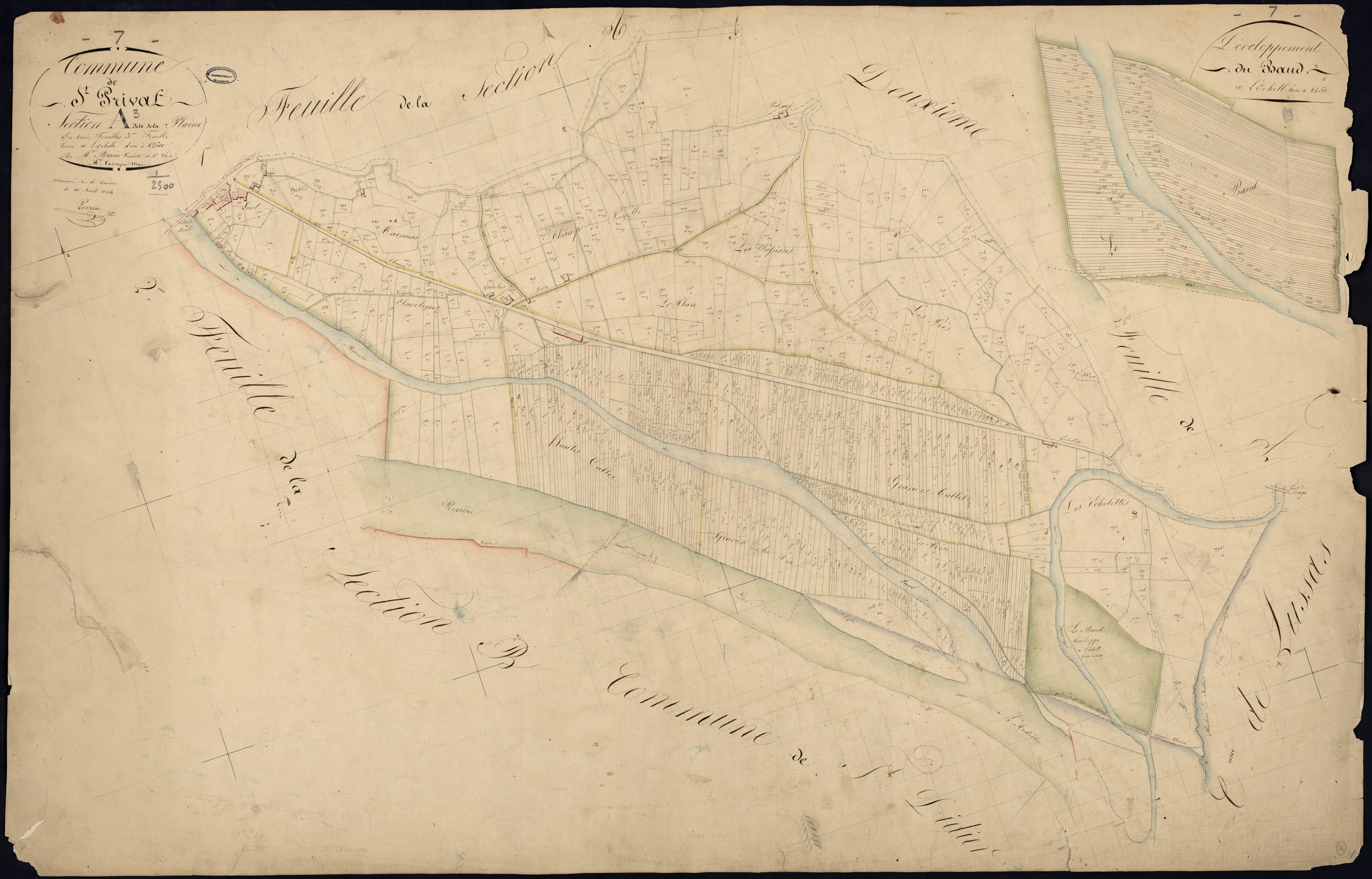Saint-Privat - Section A - Feuillet 3