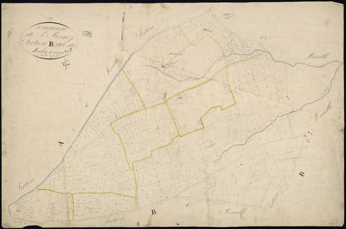 Saint-Remèze - Section B - Feuillet 3