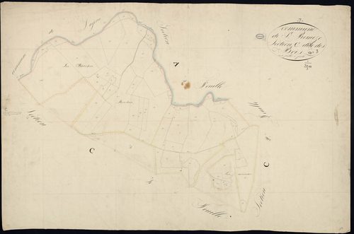 Saint-Remèze - Section C - Feuillet 3