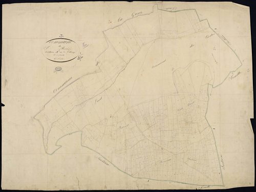 Saint-Remèze - Section A - Feuillet 1