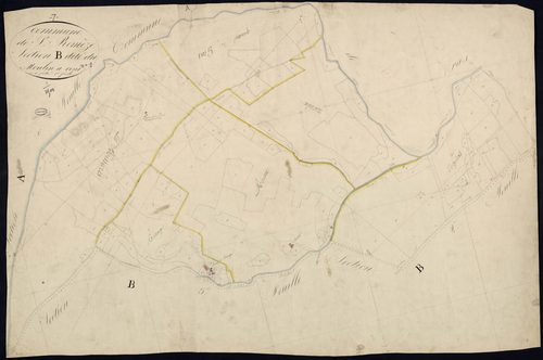 Saint-Remèze - Section B - Feuillet 1