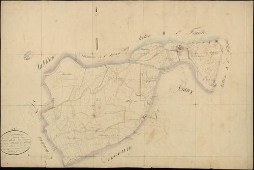 Saint-Romain-d'Ay - Section A - Feuillet 1