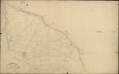Saint-Romain-d'Ay - Section B - Feuillet 1