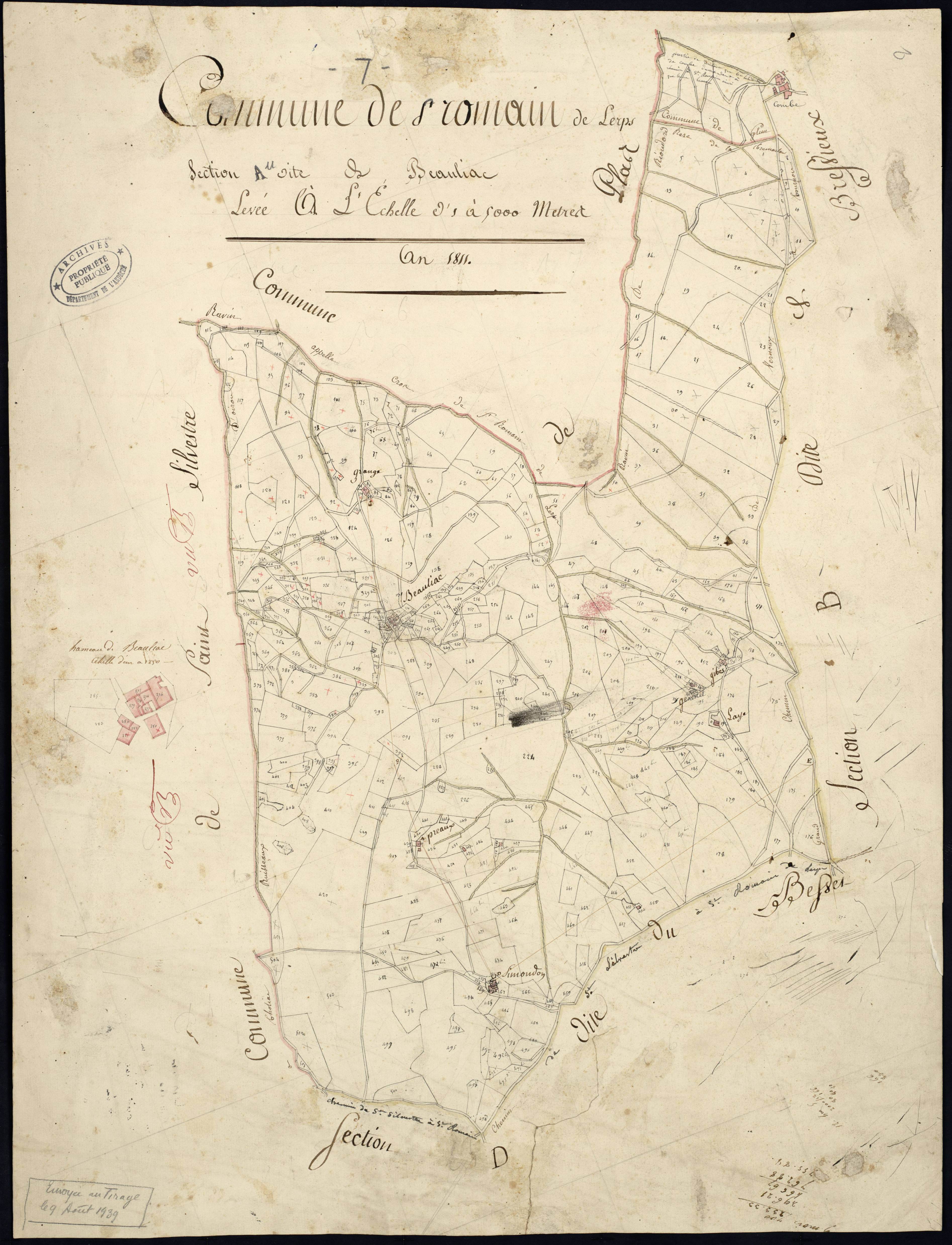 Saint-Romain-de-Lerps - Section A