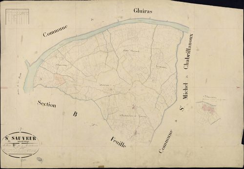 Saint-Sauveur-de-Montagut - Section B - Feuillet 1