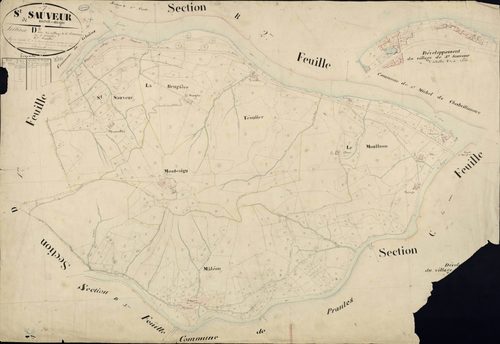 Saint-Sauveur-de-Montagut - Section D - Feuillet 2