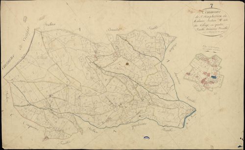 Saint-Symphorien-de-Mahun - Section A - Feuillet 3