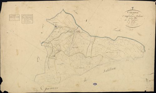 Saint-Symphorien-de-Mahun - Section B - Feuillet 3