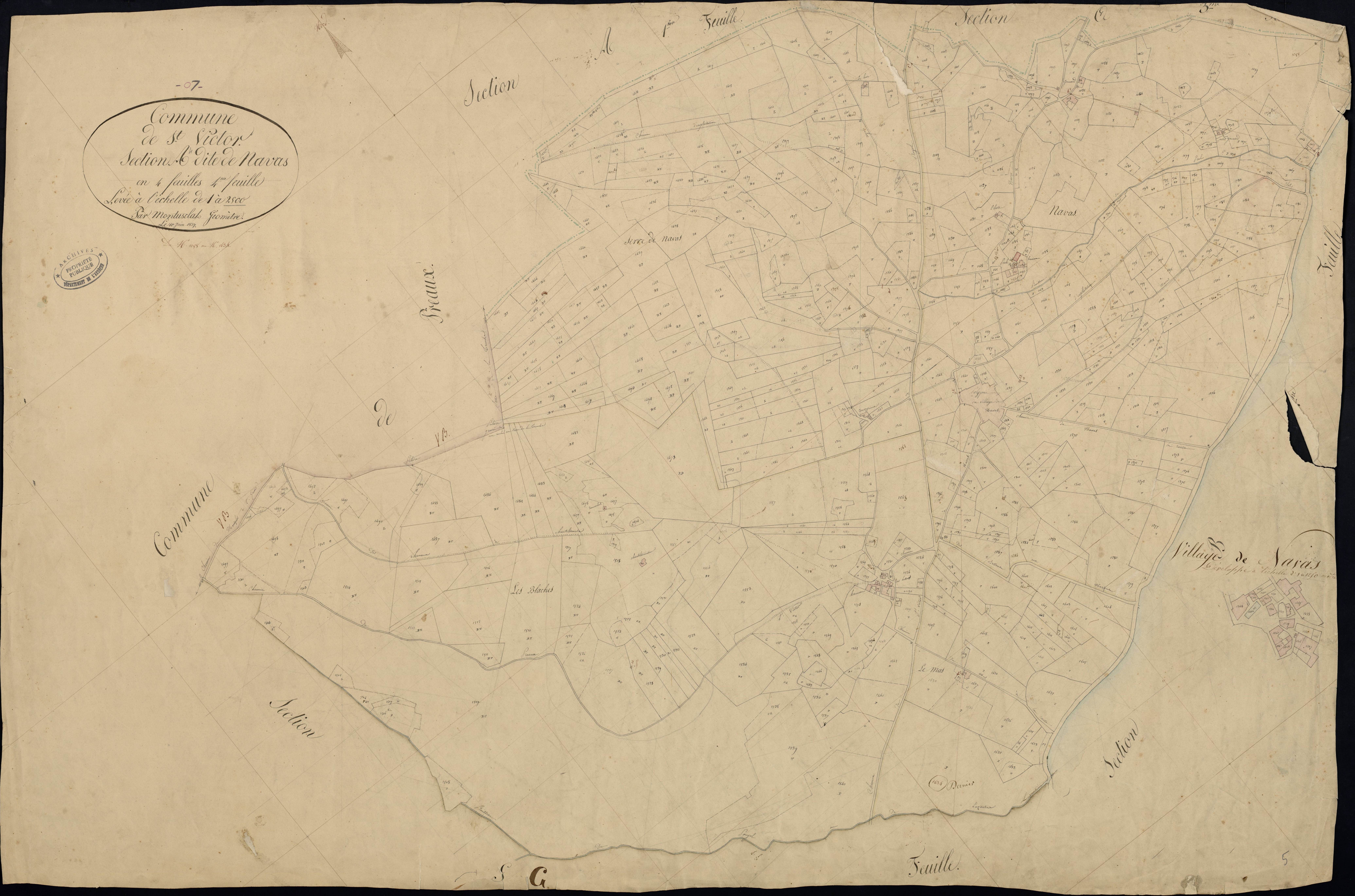 Saint-Victor - Section A - Feuillet 4