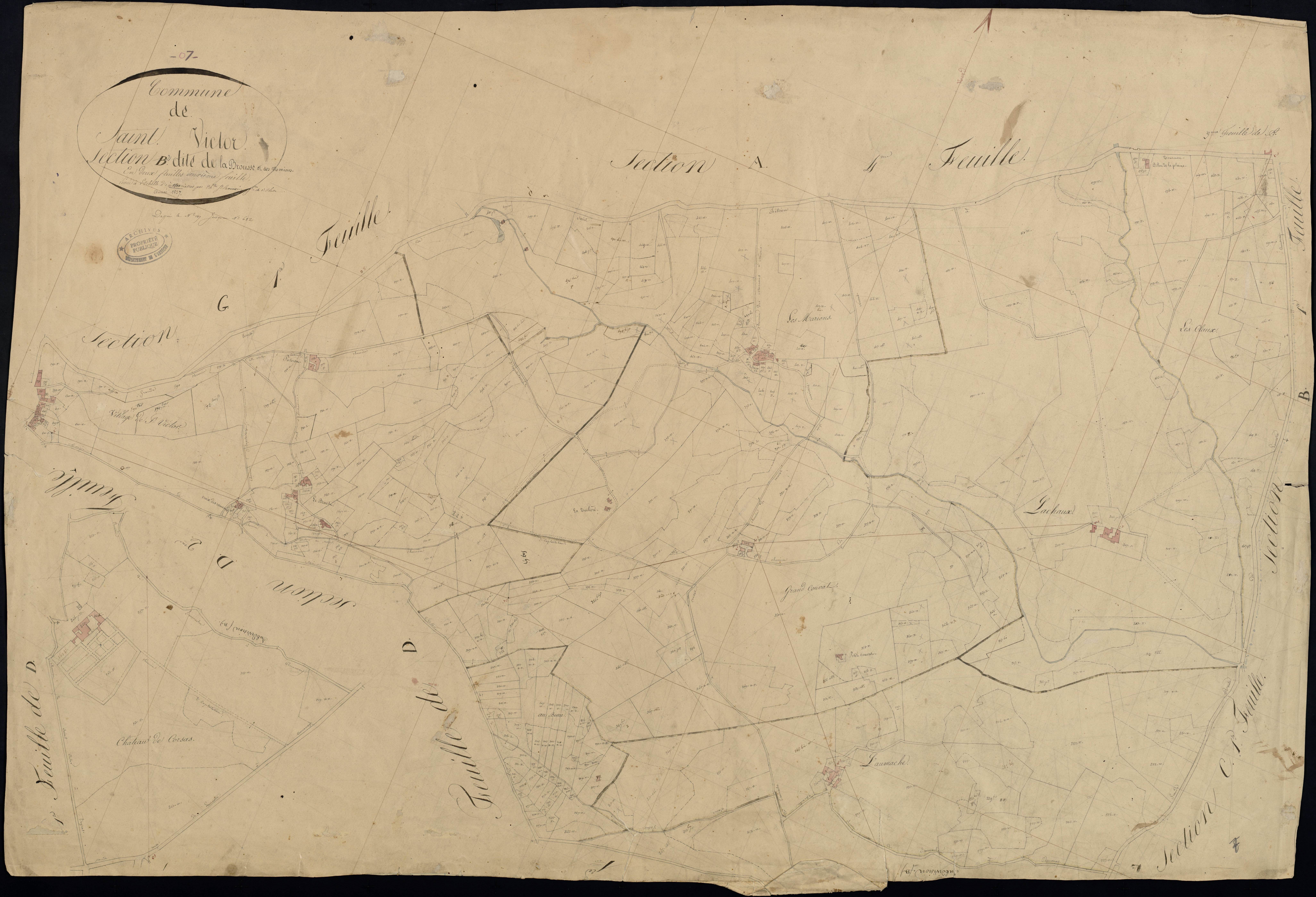 Saint-Victor - Section B - Feuillet 2